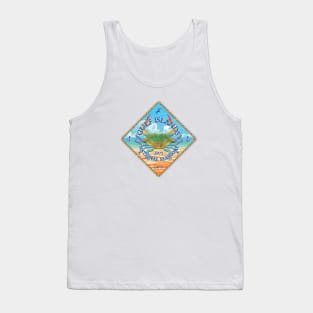 Gulf Islands National Seashore with Blue Crab on Beach Tank Top